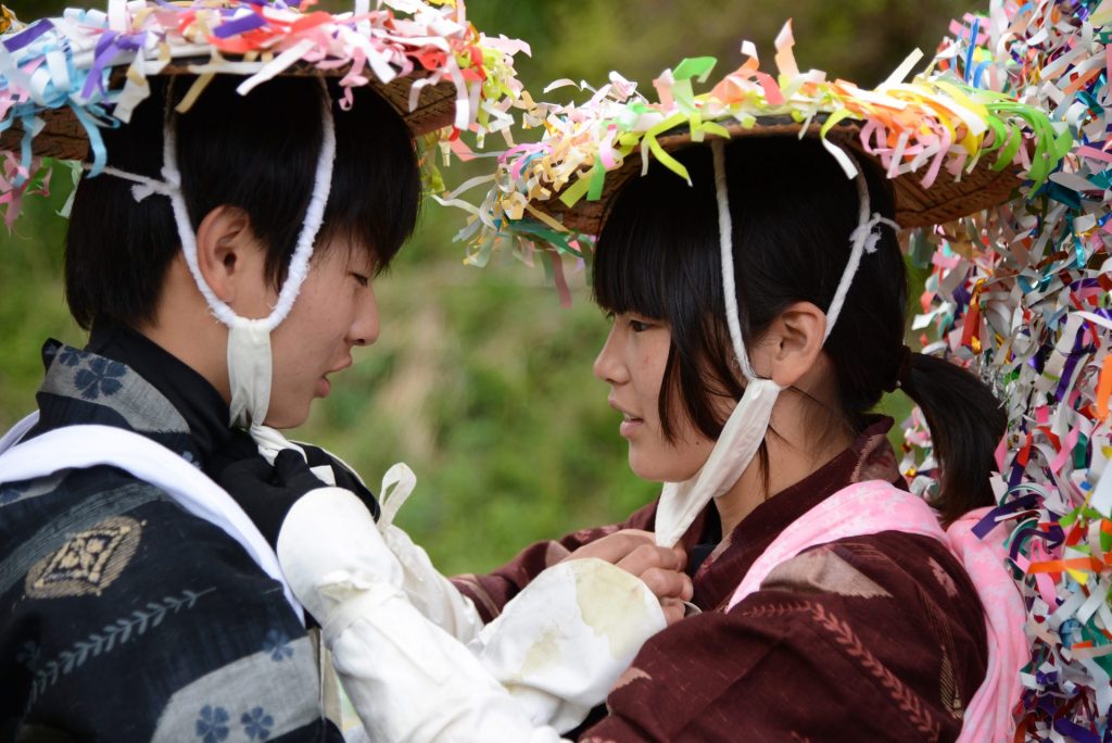 明るい農村フォトコンテスト「幼なじみ」＜撮影地：高知県三原村＞