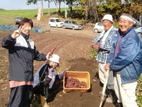 第5回明るい農村フォトコンテスト「網走のサツマイモ」