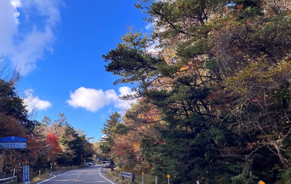 大浪の池の登山道の入口
